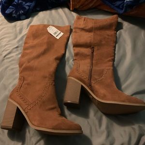 Brand new Size 11 Time and Tru knee length heeled boots